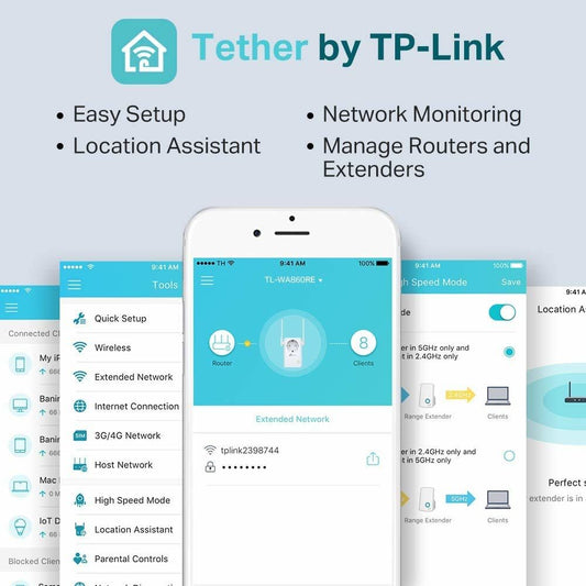 Repetidor Punto de Acceso TP-Link N300 WiFi N300 2T2R