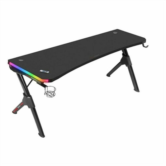 Mesa Gaming Mars Gaming MGDXLRGB Ergonómica RGB Negro Grande 160 x 60 cm